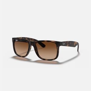 Ray Ban Justin Sunglasses in Matte Havana